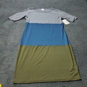 NEW LulaRoe Julia Dress Womens Size XL  Multicolor